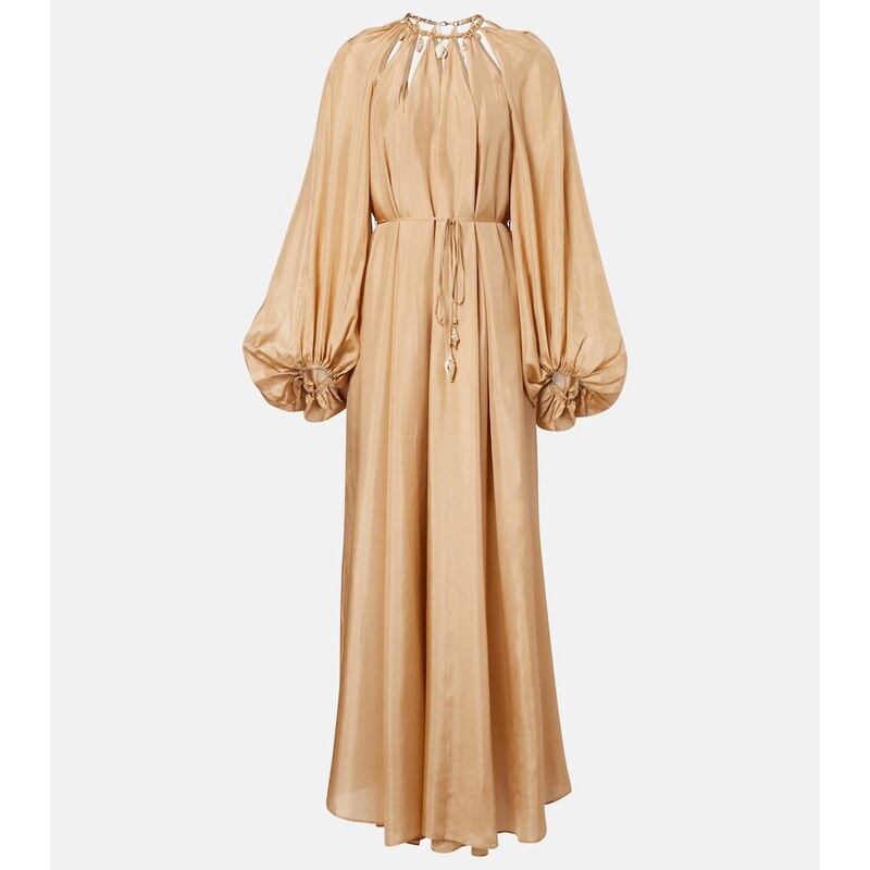 Zimmermann Mahon embellished silk maxi dress