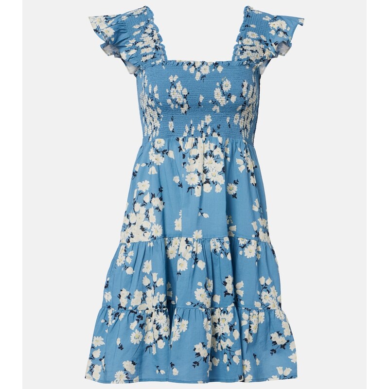 Rixo Sidney floral cotton minidress