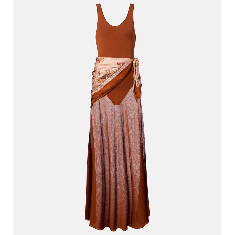 Zimmermann Aster scarf-detail maxi dress