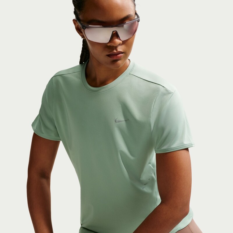 Nike Swift Womens Dri-FIT Short-Sleeve Running Top GREEN 115747266