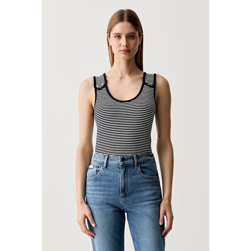 Tommy Hilfiger top dámský z viskózou