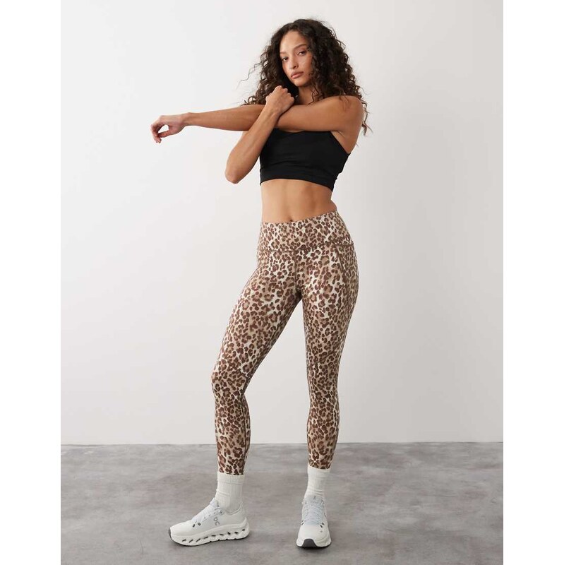 Sweaty Betty Power 7/8 Workout Leggings in leopard print-Multi