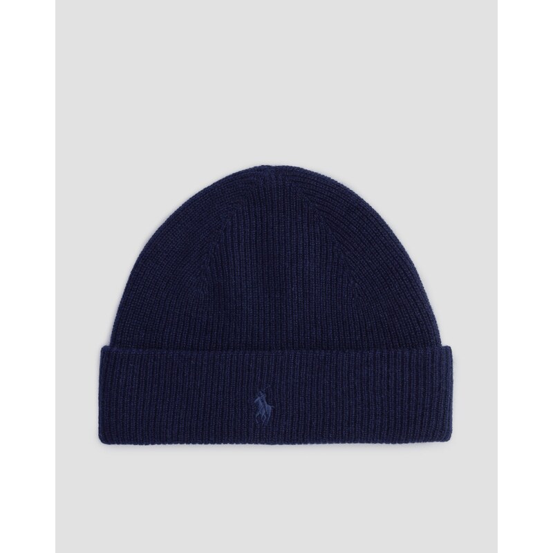 Pánská Tmavě Modrá Kašmírová čepice Polo Ralph Lauren