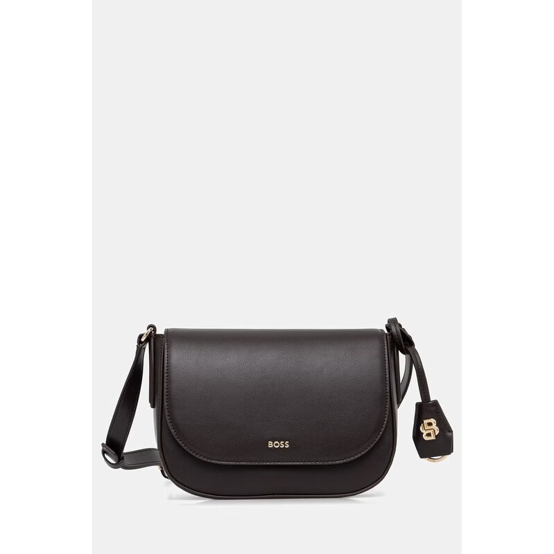BOSS crossbody kabelka dámská kožená NUMAH Saddle