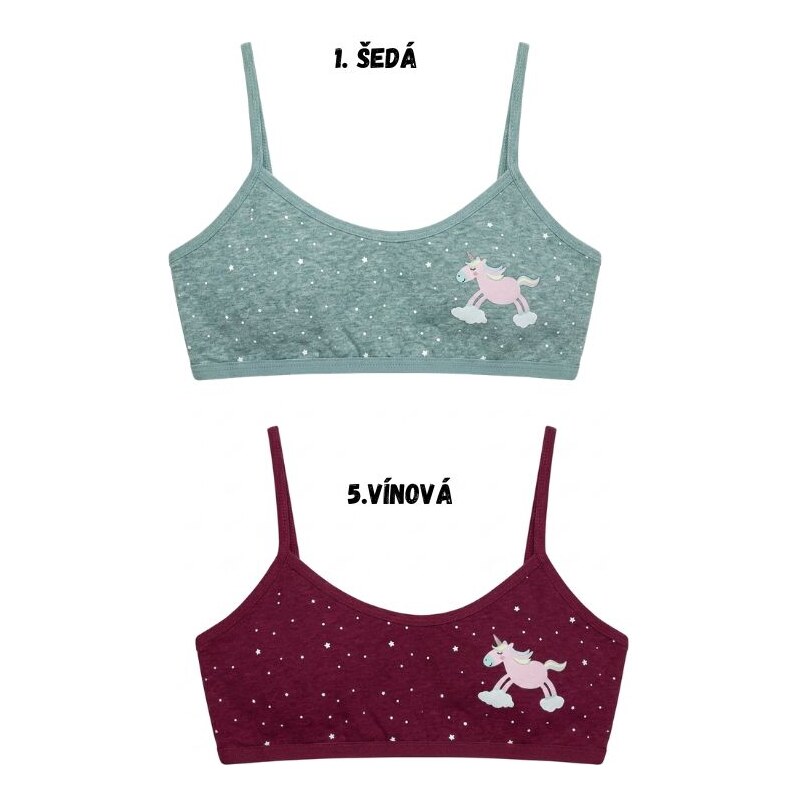 Fannifen Blue Rosa 02-2076 Dívčí vyztužená lambada