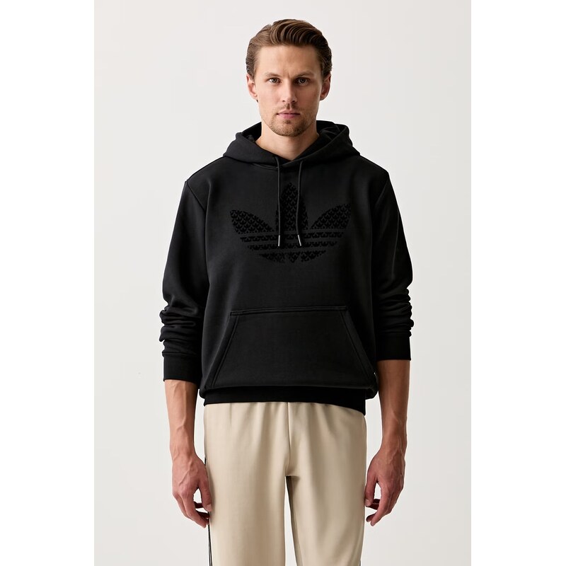 adidas Originals mikina s kapucí pánská s bavlnou MONOGRAM HD