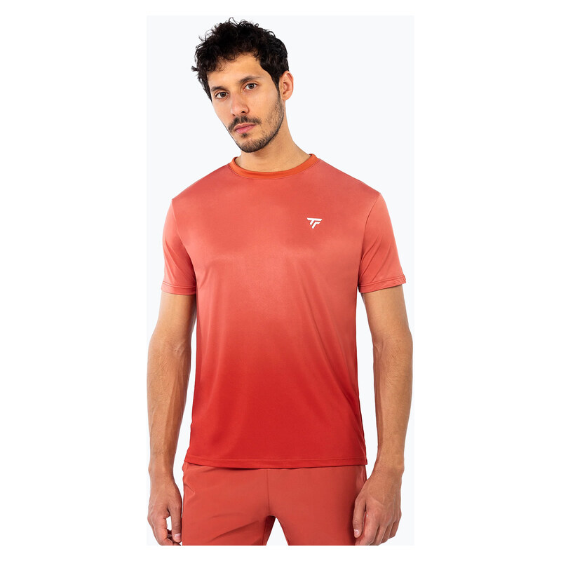 Pánské tenisové tričko Tecnifibre Team X-Loop terracotta