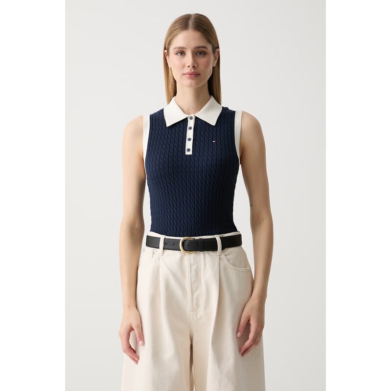 Tommy Hilfiger svetrový top dámský bavlněný