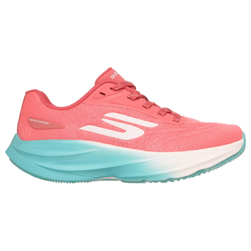 Skechers Dívky Aero Spark - Speedwave Shoes v Korál, Velikost 35