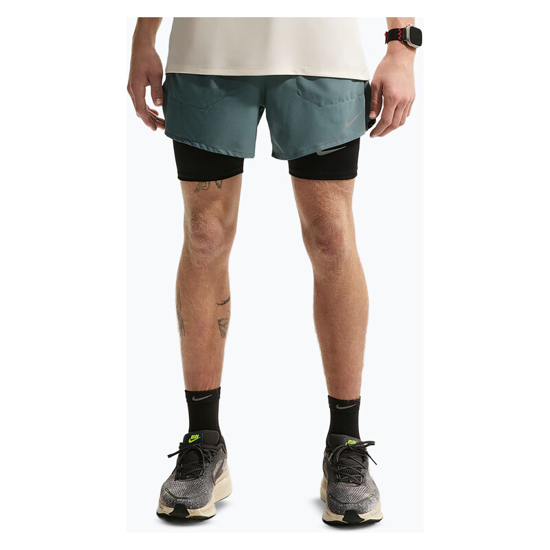 Pánské šortky Nike Stride Dri-Fit Brief-Lined 5 mineral slate