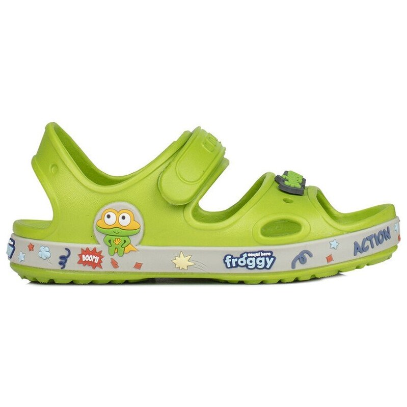 Dětské sandály Coqui YOGI, 8861-632-1546 party green hero +