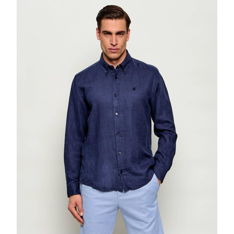 BOSS BLACK Lněná košile H-LIAM-BD-E-C1-261 | regular fit