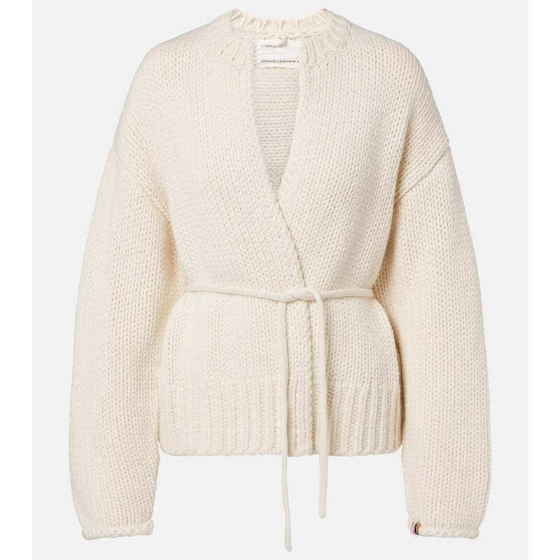 Extreme Cashmere NÂ°384 Ginza cashmere wrap cardigan