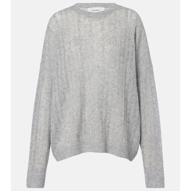 Lisa Yang Amabel cable-knit cashmere and silk sweater