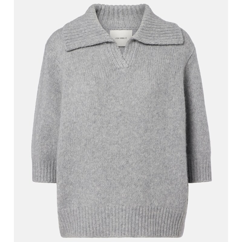 Lisa Yang Lailai cashmere and silk polo sweater