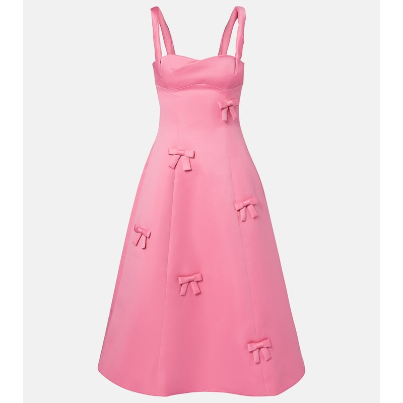 Leo Lin Beatrice bow-detail midi dress