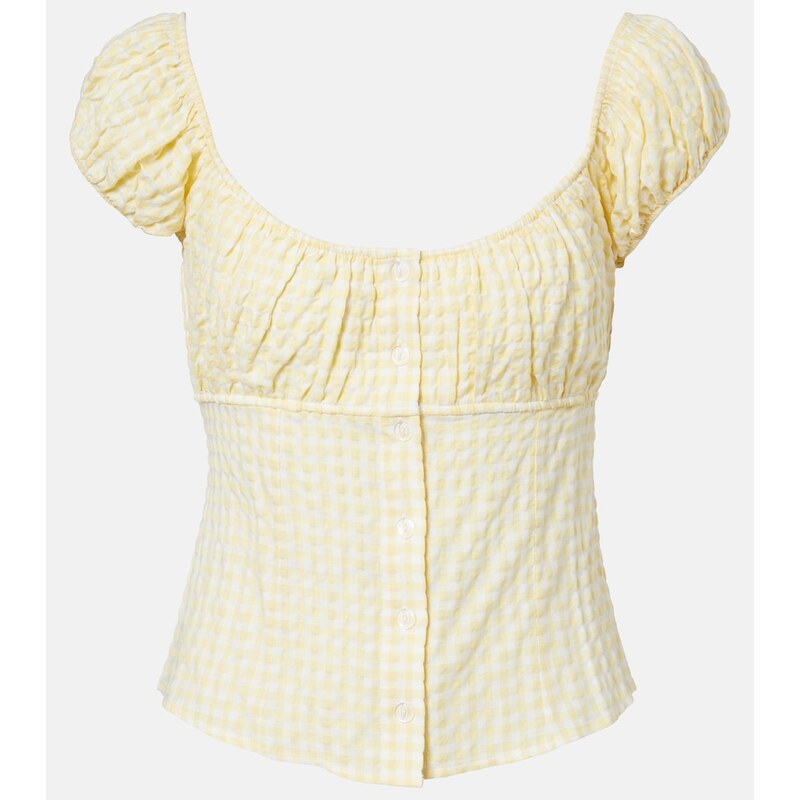 Montce Millie gingham top