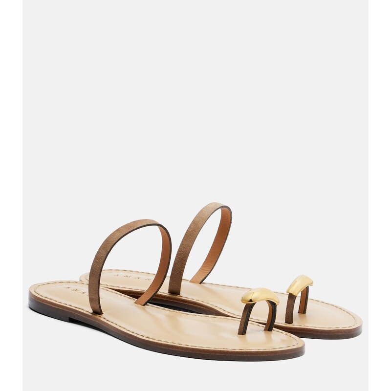 Amanu Kibera suede sandals