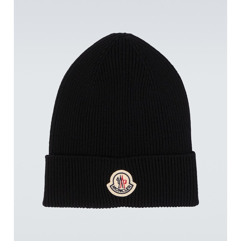 Moncler Ribbed-knit virgin wool beanie