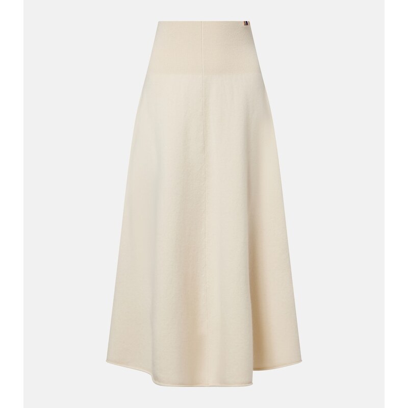 Extreme Cashmere NÂ°388 Ease cashmere-blend midi skirt