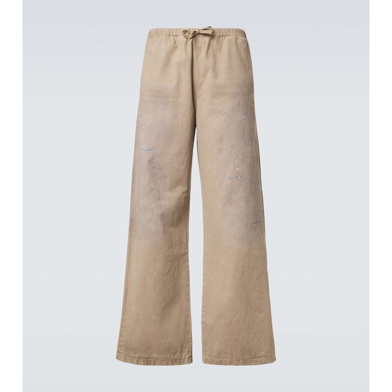 Acne Studios Cotton twill wide-leg pants