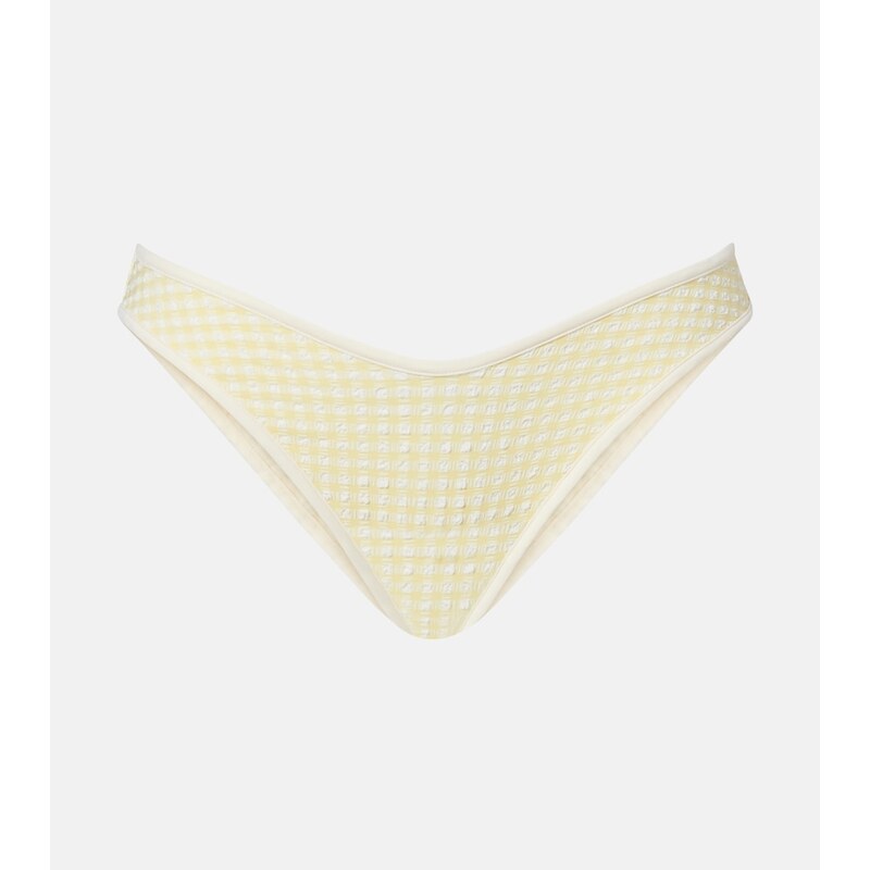 Montce Polly gingham bikini bottoms