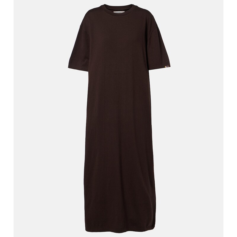 Extreme Cashmere NÂ°321 Kris cotton and cashmere maxi dress