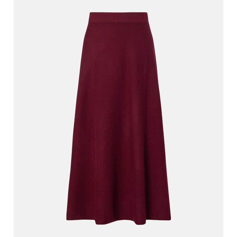 Lisa Yang Torie cashmere midi skirt