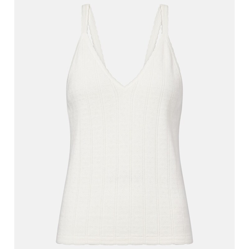 Lisa Yang Suni cotton and cashmere tank top