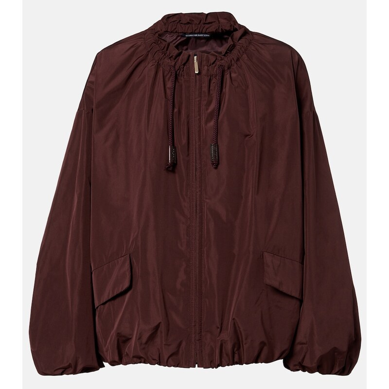 S Max Mara Taffeta bomber jacket
