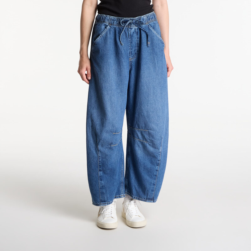 Džíny GAP Easy Horseshoe Med Gilad Medium Indigo XS