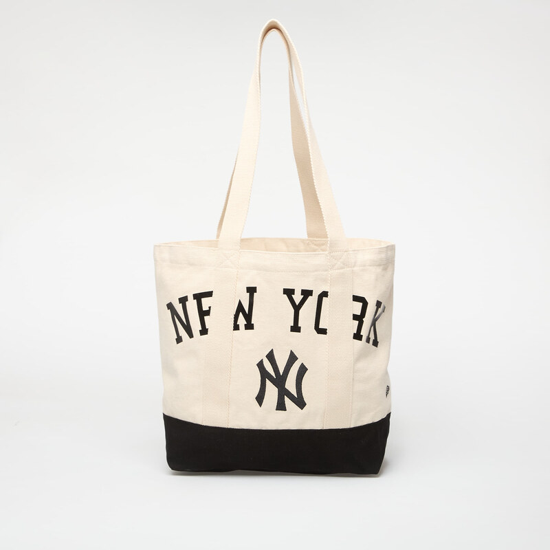 Taška New Era MLB Tote Bag New York Yankees Ivory/ Black