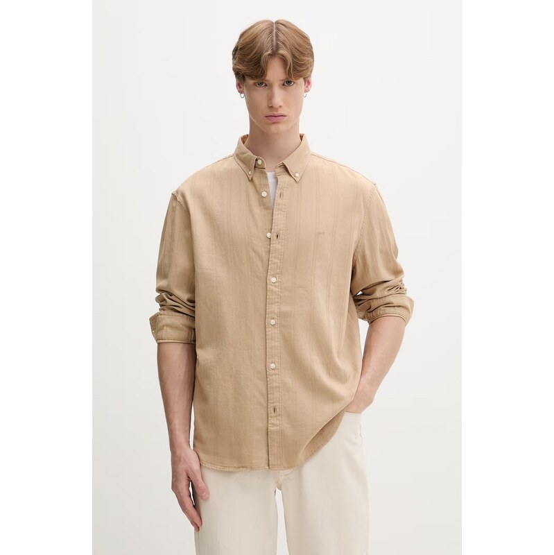 Levis košile pánská se lnem AUTHENTIC BUTTON DOWN