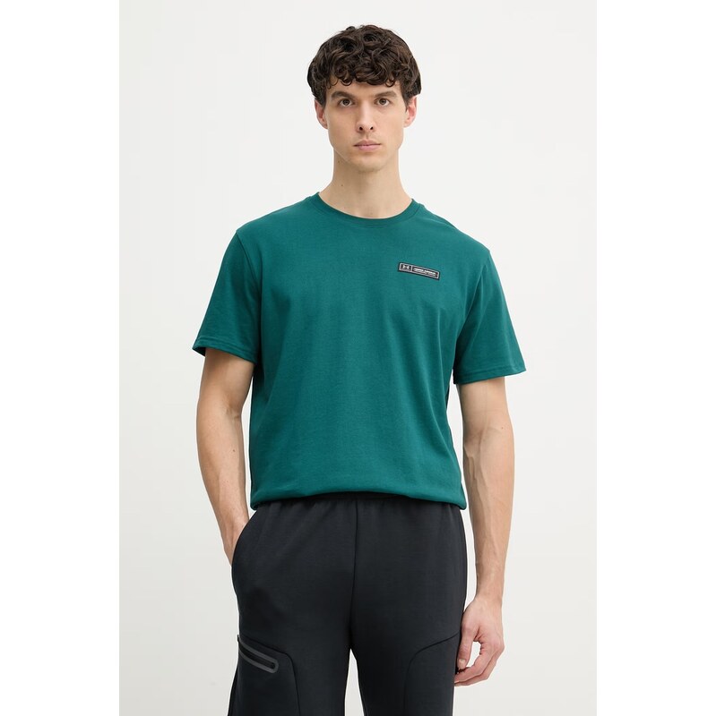 Under Armour basic tričko pánské s bavlnou HW ARMOUR LABEL