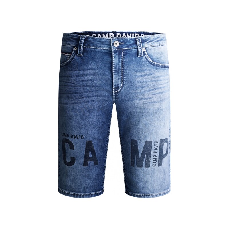 CAMP DAVID Skejťacke džinove kraťasy CO:NO Comfort Fit