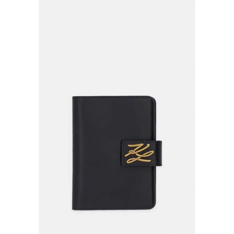 Karl Lagerfeld pouzdro na pas dámské kožené K/AUTOGRAPH