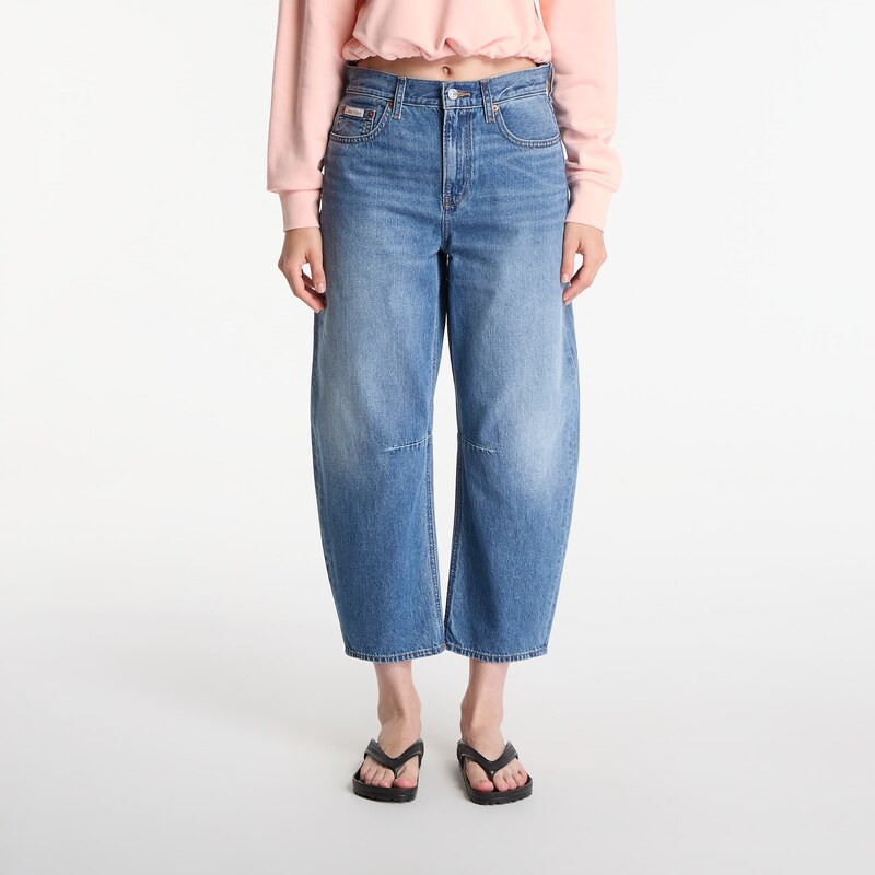 Džíny Calvin Klein Jeans Cropped Barrel Jean Tinted Airway 29