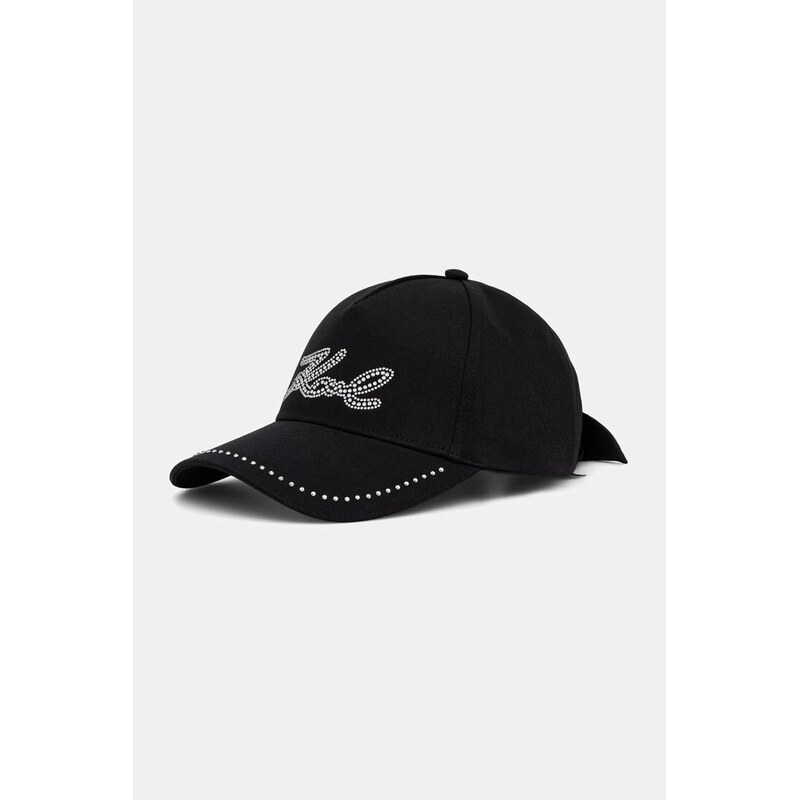 Karl Lagerfeld kšiltovka dámská bavlněná K/SIGNATURE