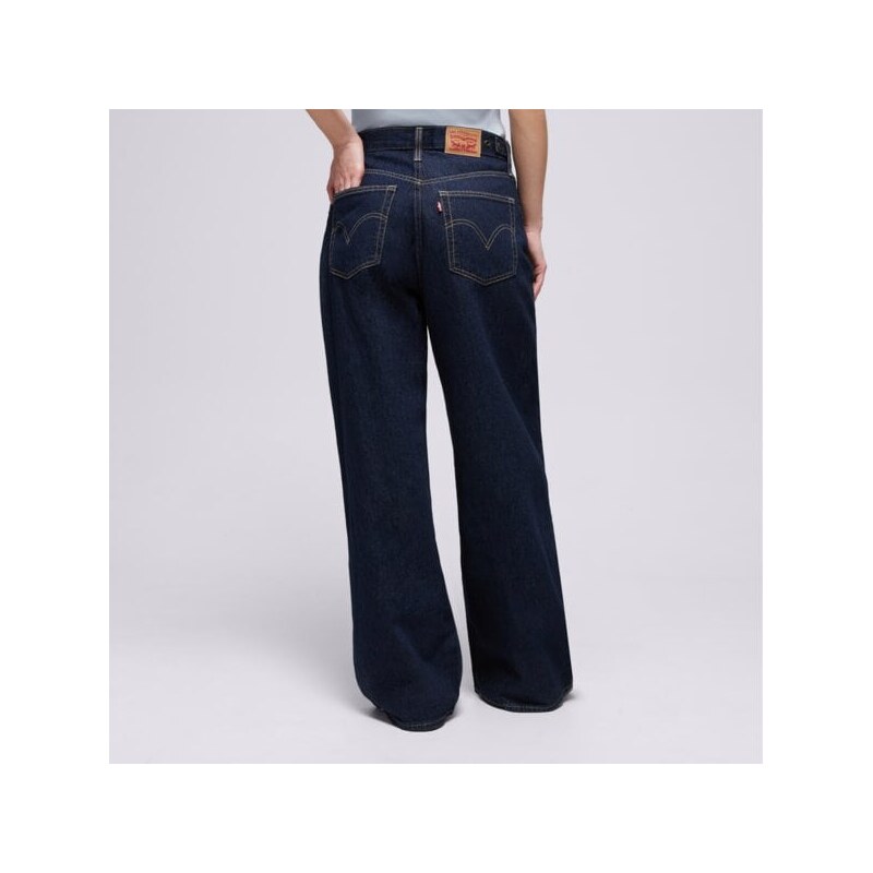 Levi's Kalhoty Cinch Baggy Dark Indigo Flat Finish Dámské Oblečení Kalhoty 001UP-0016