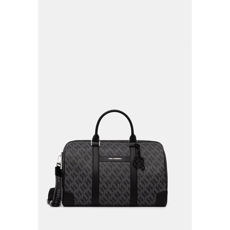 Karl Lagerfeld cestovní taška pánská z imitace kůže K/IKON