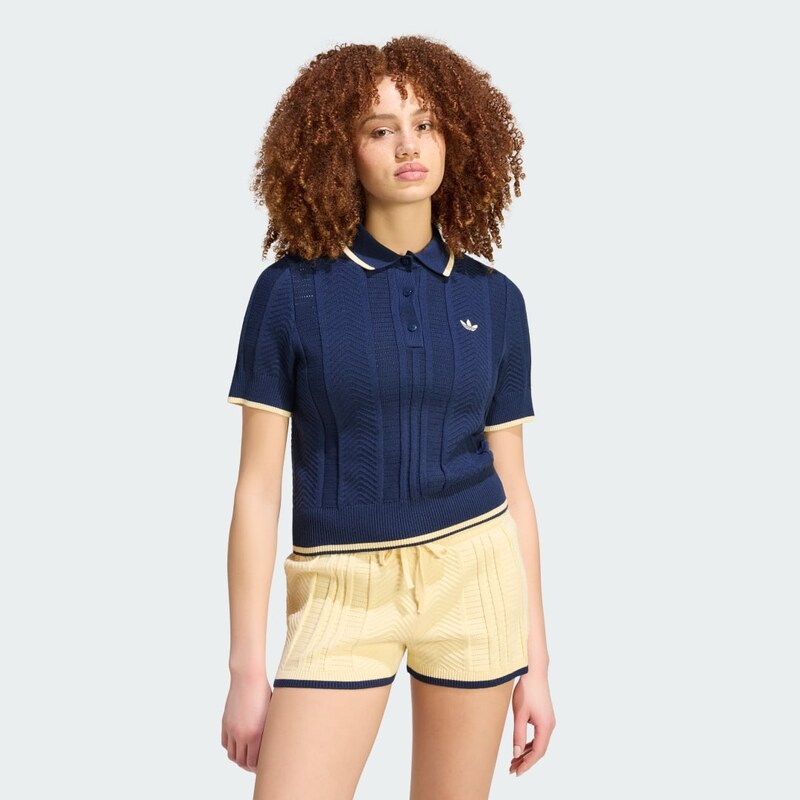 Adidas POLO TRIČKO CABLE KNIT CALI