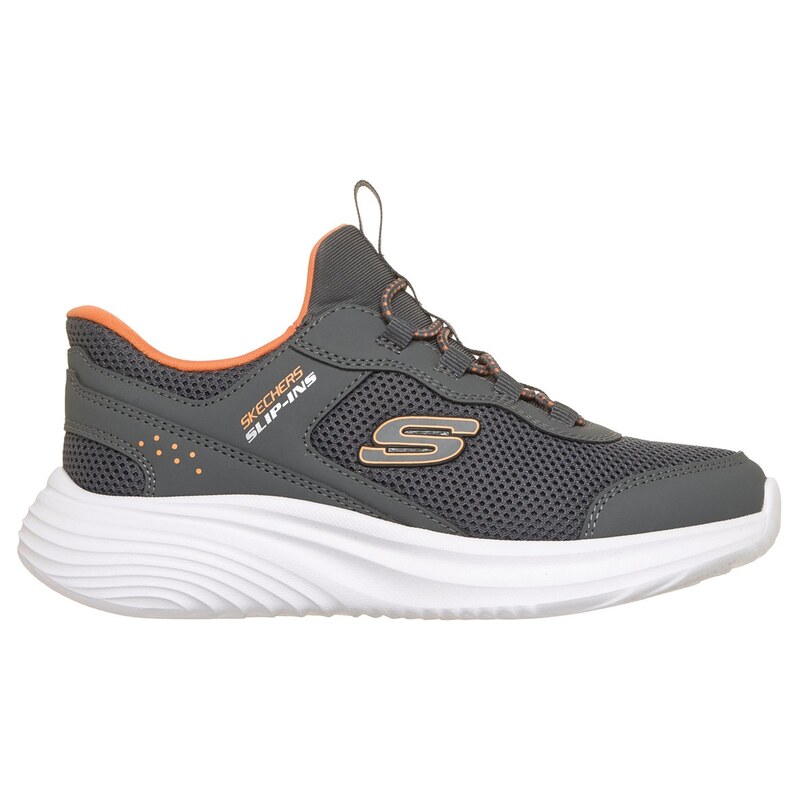 Skechers Chlapci Slip-ins: Bounder Pro Shoes v Sedá Uhlíková,