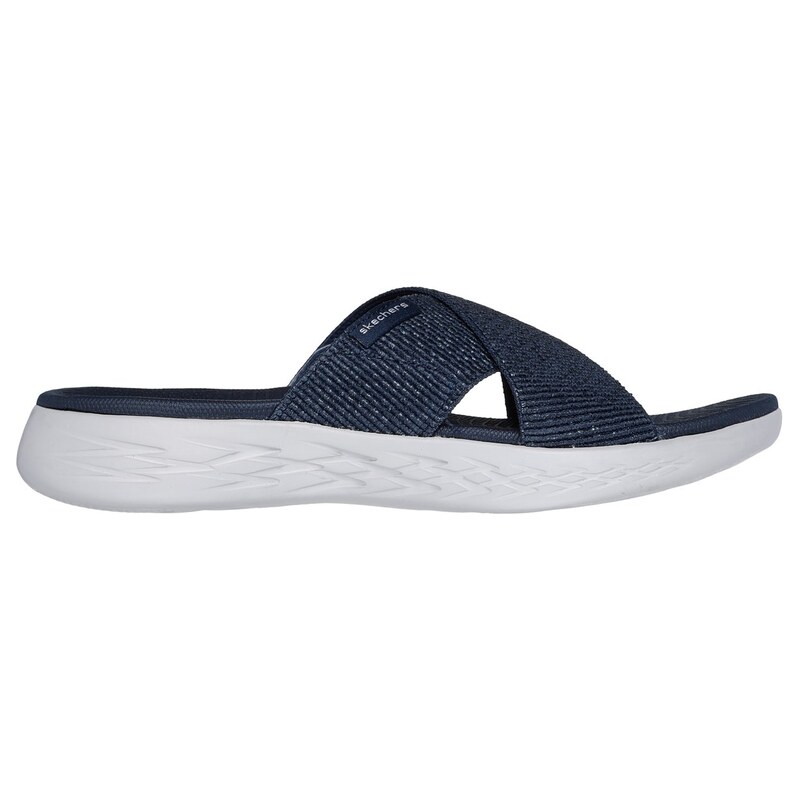 Skechers Ženy On-The-GO 600 - Glistening Shoes v Tmave Modrá,