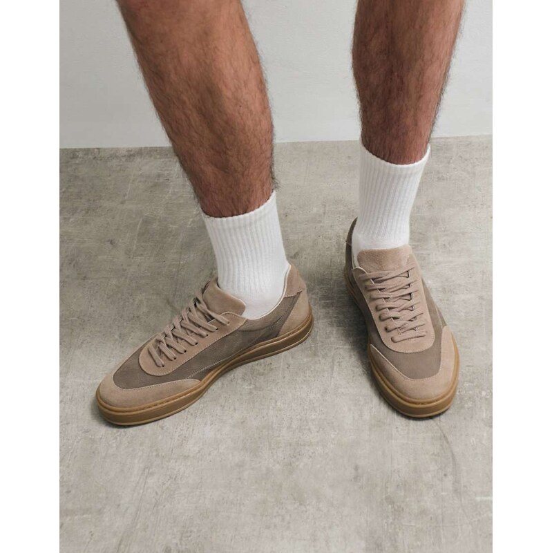 ASOS COLLECTIVE Made In Portugal lace up premium leather and