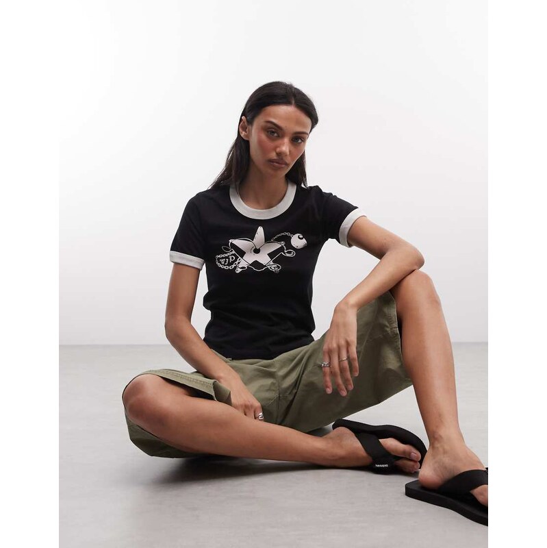Carhartt WIP outlaw star ringer t-shirt in black