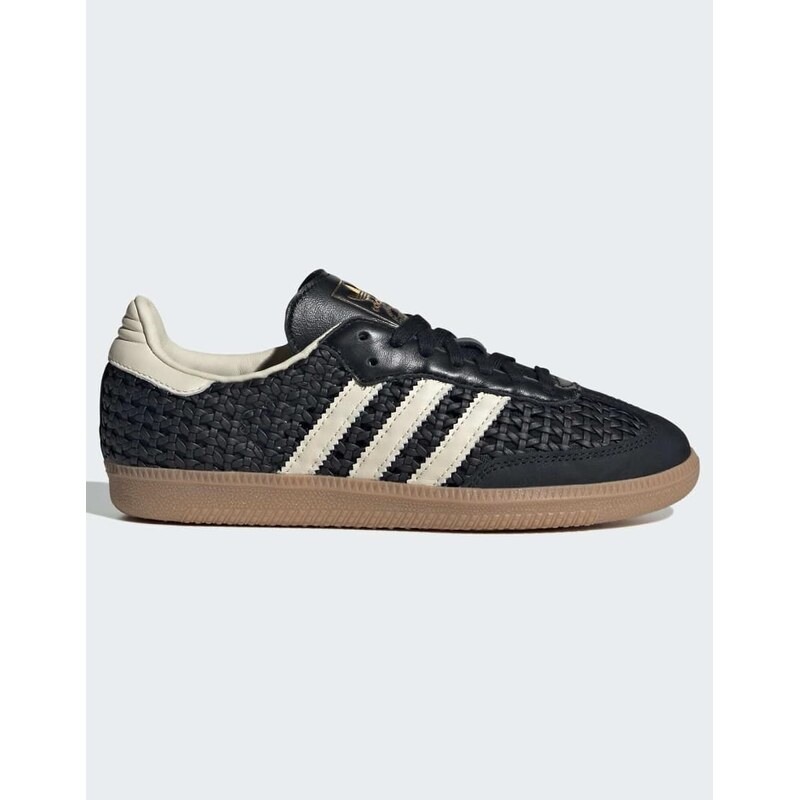 adidas Originals Samba OG trainers in black crochet