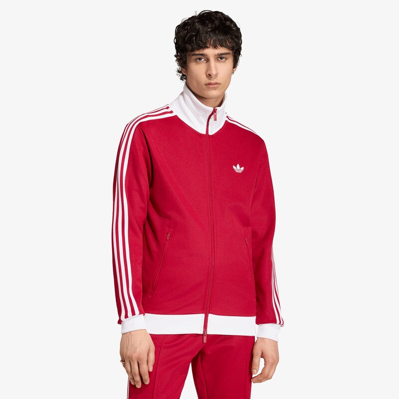 adidas Originals Mikina adidas Beckenbauer Tt Team Victory Red/