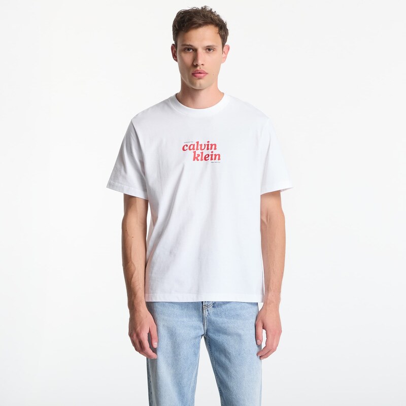 Tričko Calvin Klein Jeans Ss 20S Calvin Klein Trvl Font Graphic