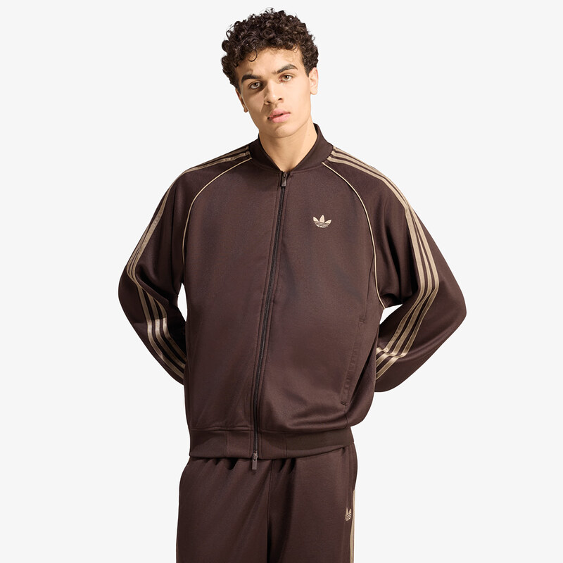 adidas Originals Mikina adidas Sst Tt Aurora Coffee XL