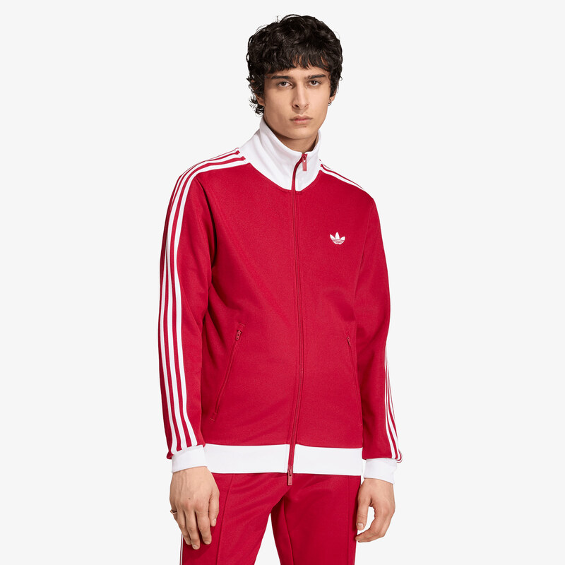 adidas Originals Mikina adidas Beckenbauer Tt Team Victory Red/